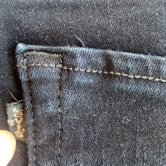 LEVI’S 512 Skinny Perfectly Slimming Black Jeans Silver Tab Size‎ 10 M - Picture 8 of 9
